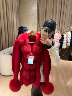 Bombshell Red Cardigan