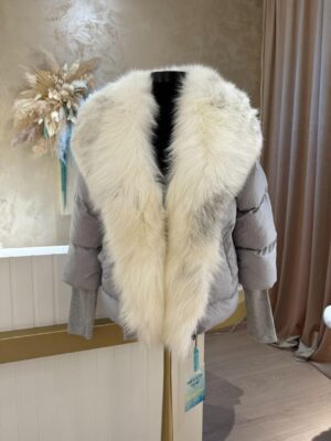 Grey Short Parka